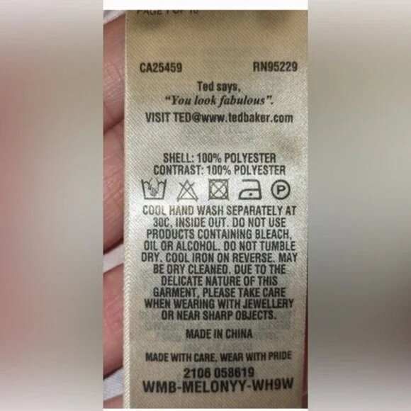 Ted Barker London Melanie Fantasia Floral Kimono Satin wrap blouse | Small - Picture 7 of 8